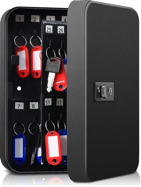 Dalmbox Key Cabinet with Combination Lock, Key Storage Box 